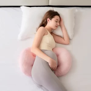 Knitted Material Pregnancy Pillow Heart Pattern Pillow for Pregnant Women Maternity Sleeping pillows Pregnancy Cushion