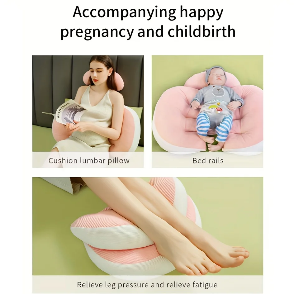 Maternity Pillow Abdominal Support Cushion Machine Washable Pregnancy Pillow Side Sleepers Pregnancy Body Pillows - Image 2